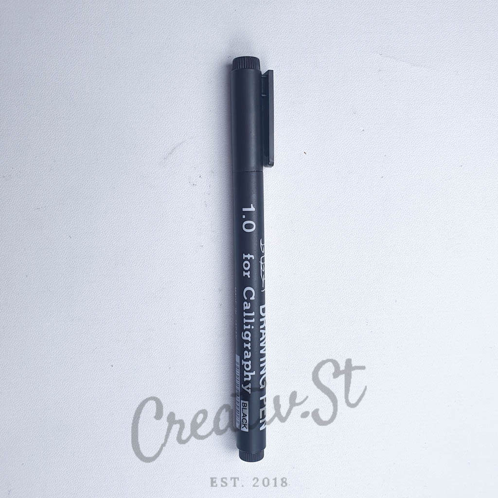 Snowman Spidol Drawing Pen Calligraphy 1.0-3.0 Pena Kaligrafi