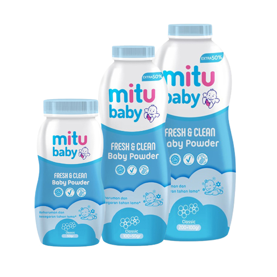 Mitu Baby Fresh & Clean Baby Powder