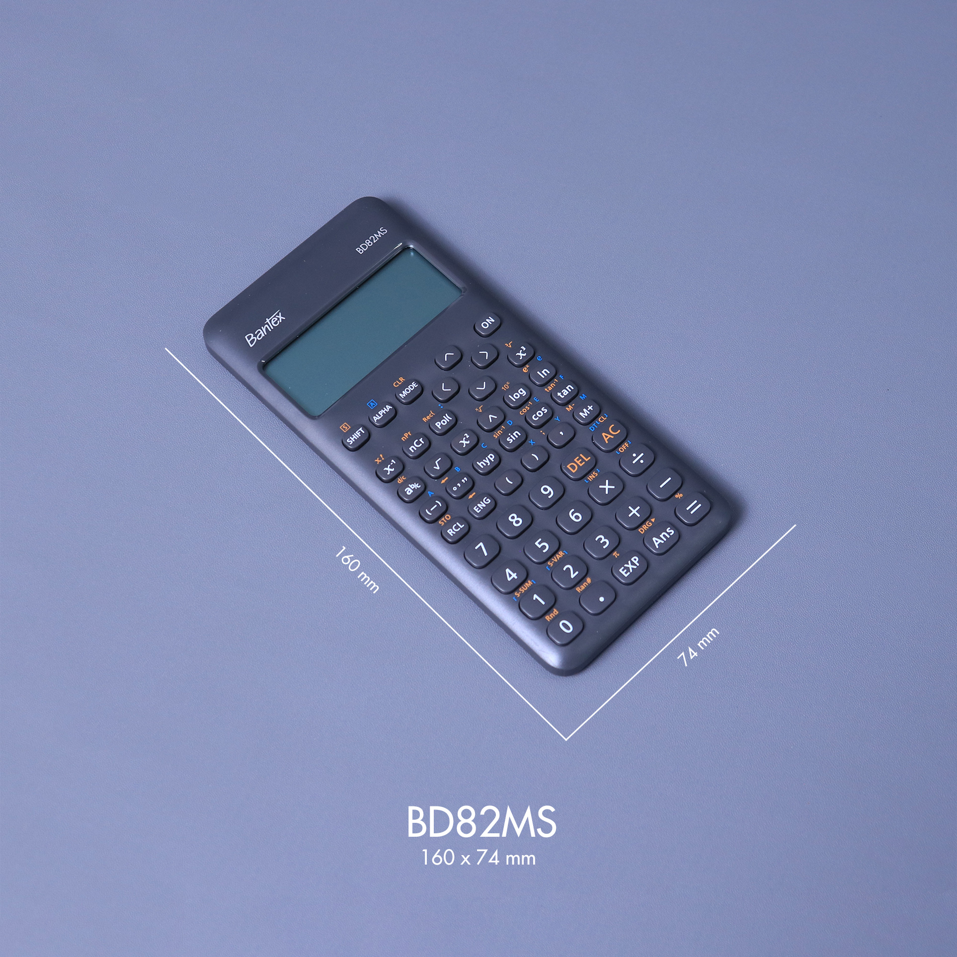 Bantex Kalkulator Ilmiah / Scientific Calculator 240 Fungsi Untuk Sekolah dan Kantor BD82MS