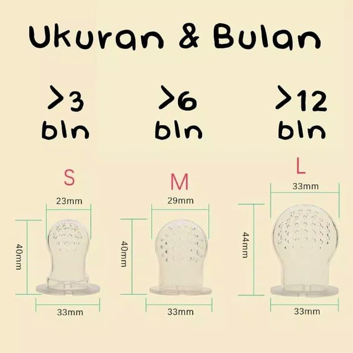 BS146 Emping Dot Buah Sayur Bayi Dengan Tutup Baby Fruit Feeder Pacifier Januari 2019 - 3 BS146 Emping Dot Buah Sayur Bayi Dengan Tutup Baby Fruit Feeder Pacifier - 3