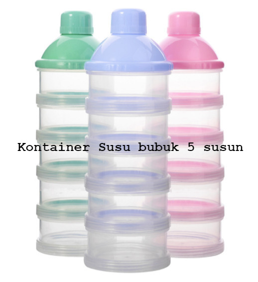 BABY POWDER MILK CONTAINER / TEMPAT SUSU BUBUK BAYI 5 SUSUN