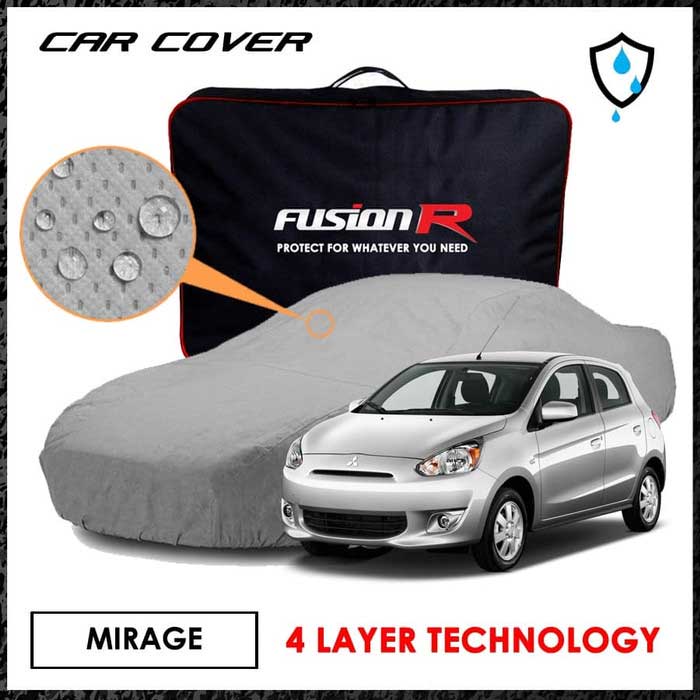 Cover Mobil MIRAGE 4 layer / Body Cover MIRAGE 4 Lapis / Sarung Mobil MIRAGE / Penutup Mobil MIRAGE Like Krisbow Prestige
