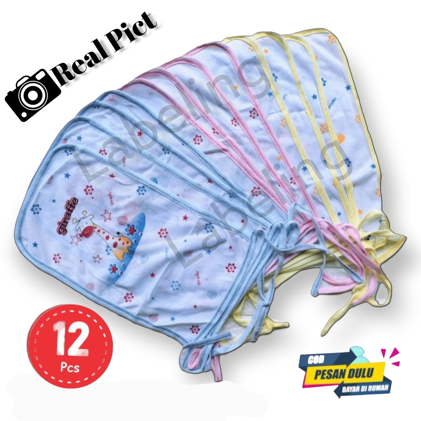 POPOK BAYI KAIN 6 pcs 1 (SATU) LUSIN NEWBORN TERMURAH !! [BISA COD] 125 Penilaian