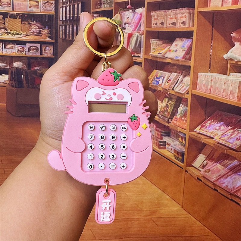 [JAGOAN] Gantungan Kunci Kalkulator Portable Mini