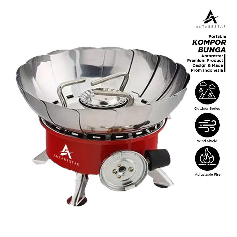 Antarestar Chính Thức-Lều Cắm Trại Bếp Lò Mini Di Động Chống Gió Chống Gió Ngoài Trời