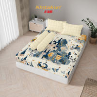 Kintakun Dluxe  Sprei Set 180x200 King Fitted Tinggi 25 Aesthetic Digital Printing Anti Geser