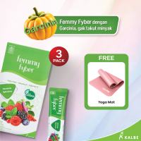 [3 Box] Femmy Fyber GRATIS Yoga Mat – Paket Diet Fiber Slimming Program Favorit Wanita Garcinia