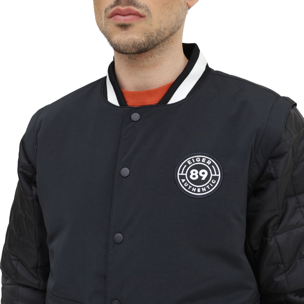 910007637 VENTURE VARSITY JACKET - BLK