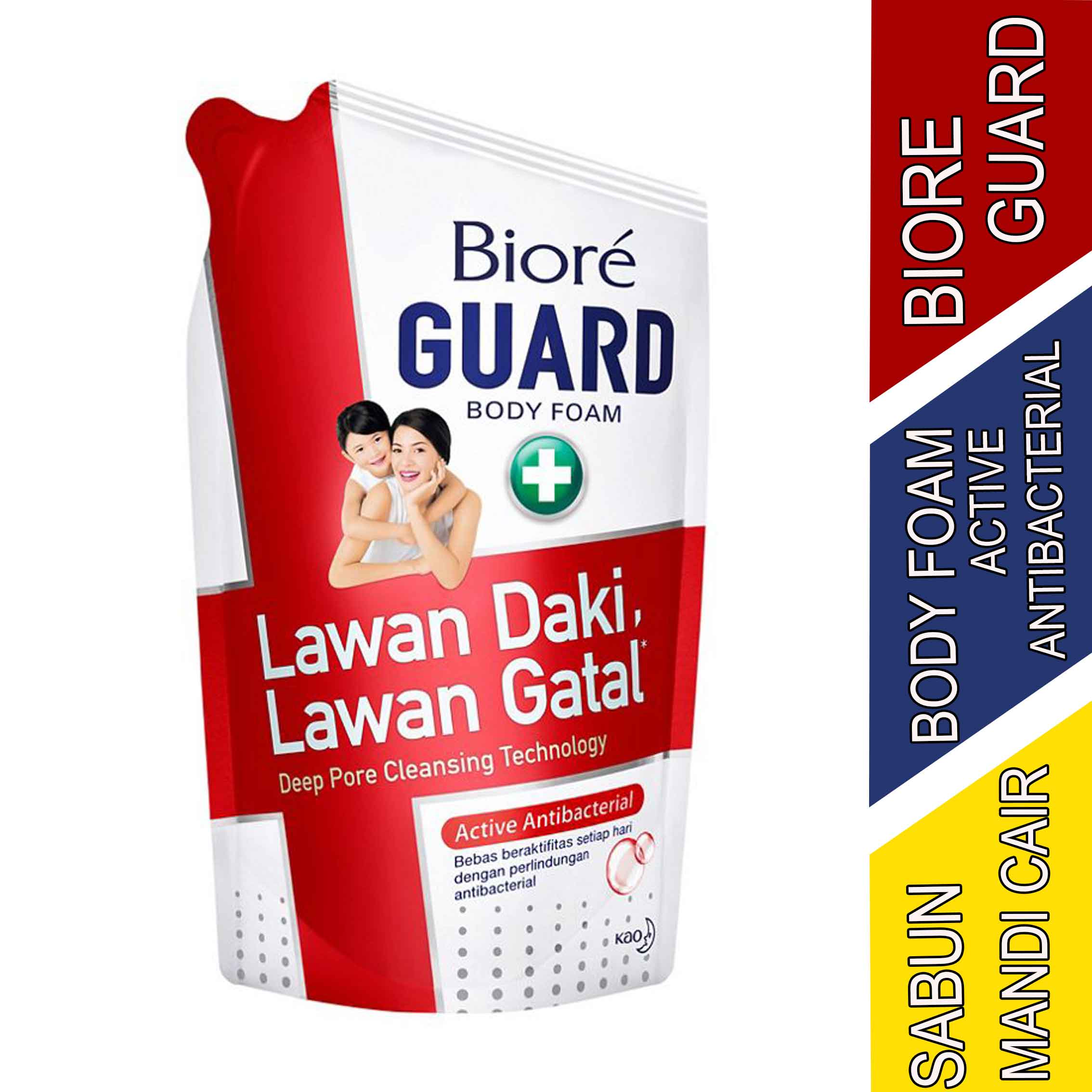 Sabun Mandi Cair - Biore Guard - Active Antibacterial Body Foam - 400ml