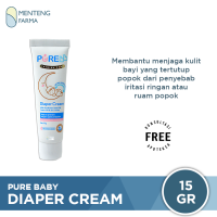 Pure Baby Diaper Cream 15 Gram - Krim Pelindung Kulit Bayi Area