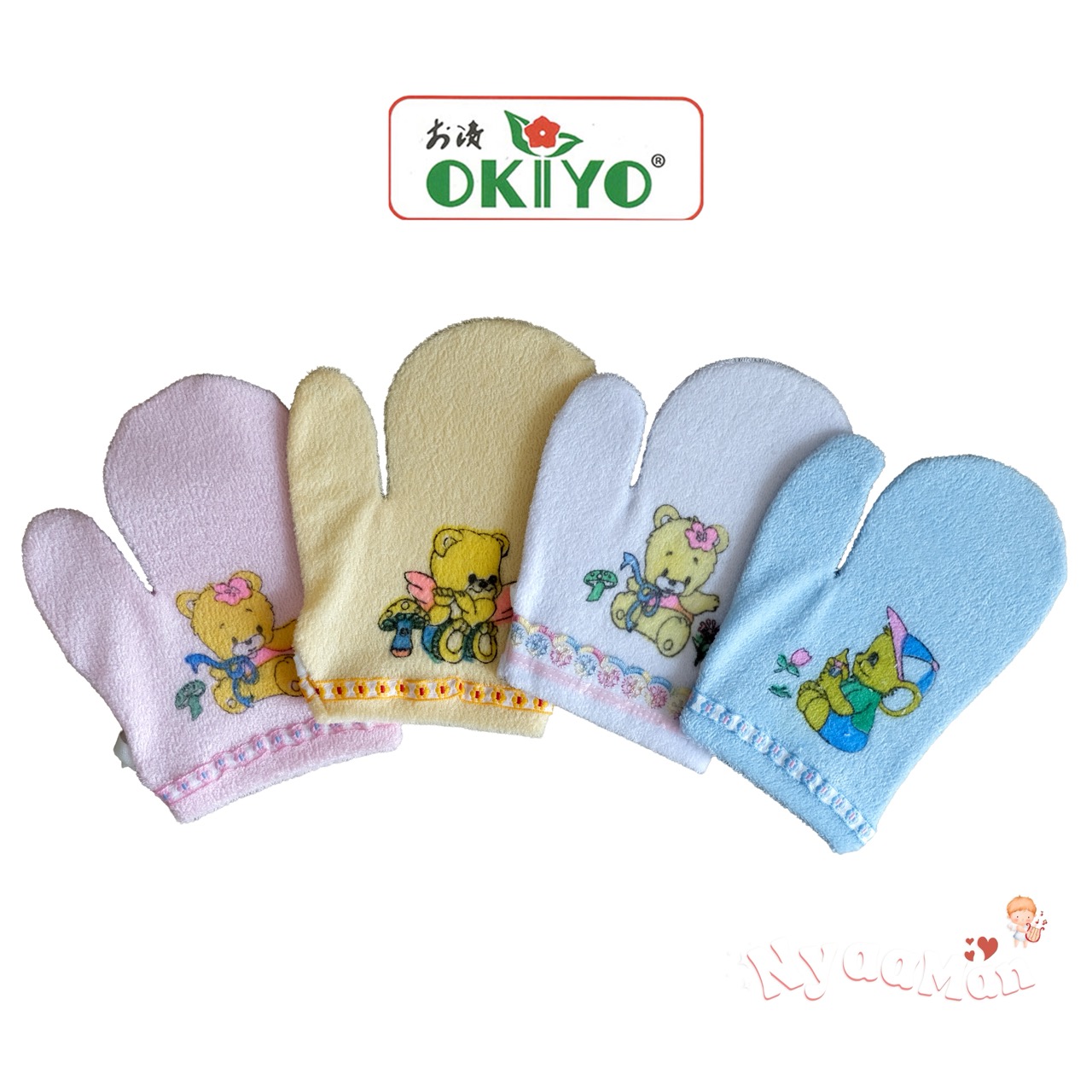 Washlap Jari/ Waslap/ Lap Handuk Bayi Lembut Full Tangan