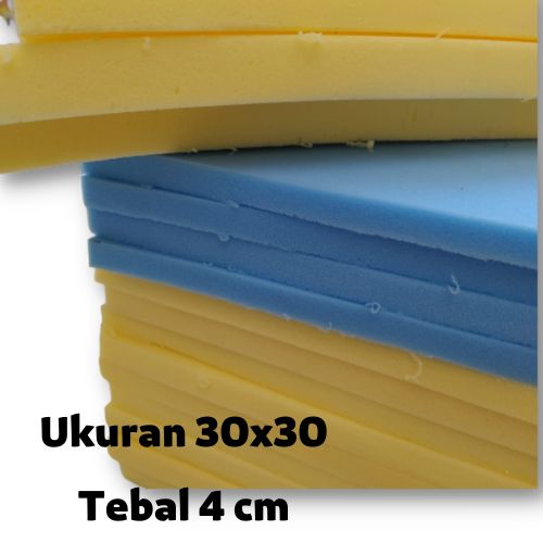 Busa Ukuran 30x30x4cm | Busa Dudukan Kursi Sofa | Busa Alas Lesehan 30x30x4cm