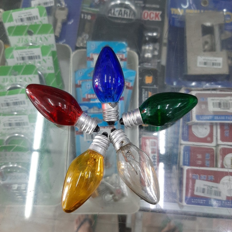 Lampu Lombok warna-warni/ Lampu Hias 17an/Lampu Hias Natal