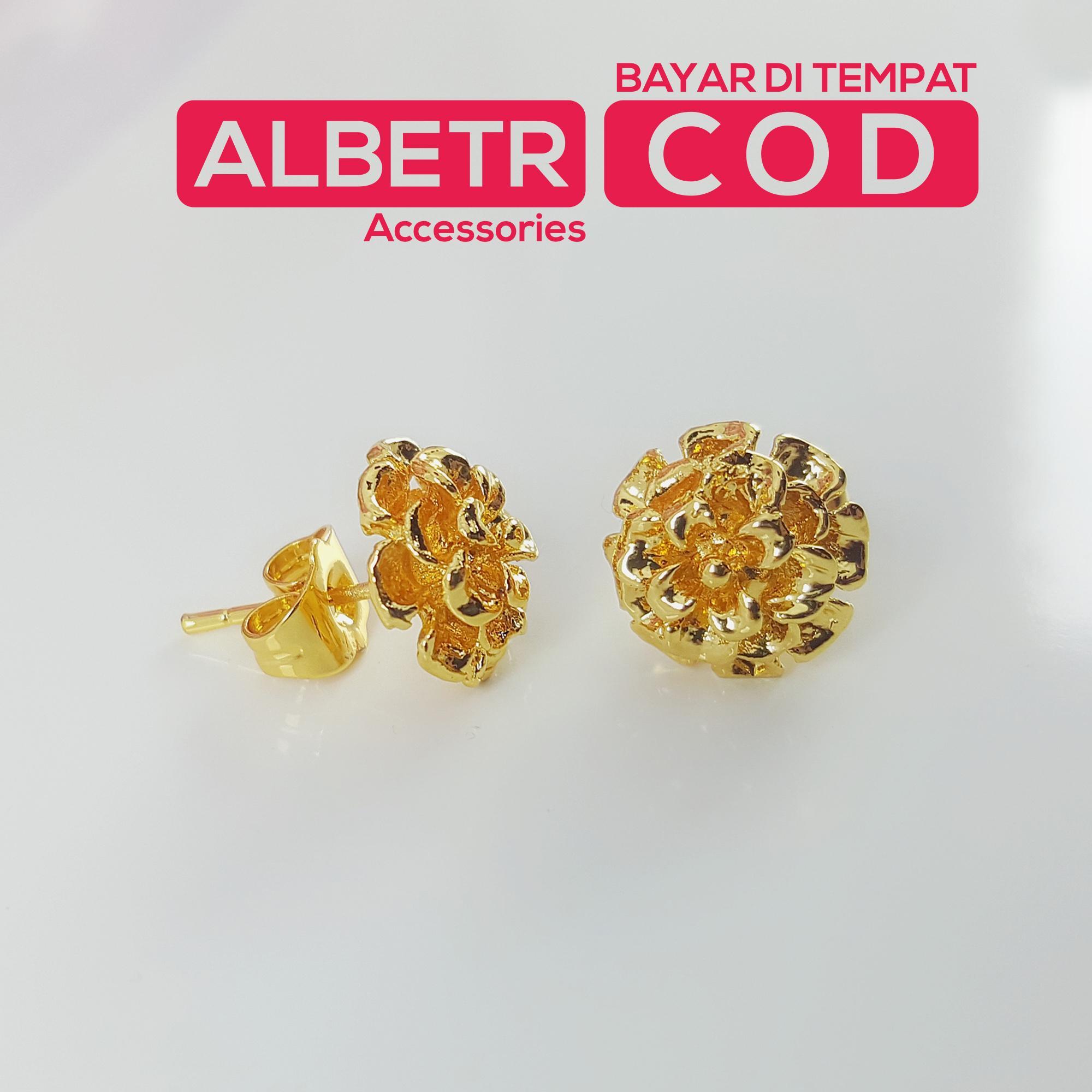 Anting Giwang Anting Stud Anting Tusuk Anting Xuping Anting Bunga Lapis Emas 10 anting giwang anting stud anting tusuk anting xuping anting bunga lapis emas 10