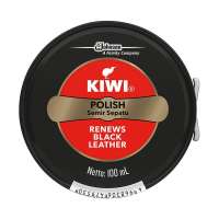 Semir Sepatu Kiwi Paste  Shoe Care Polish - Hitam Black 100ml