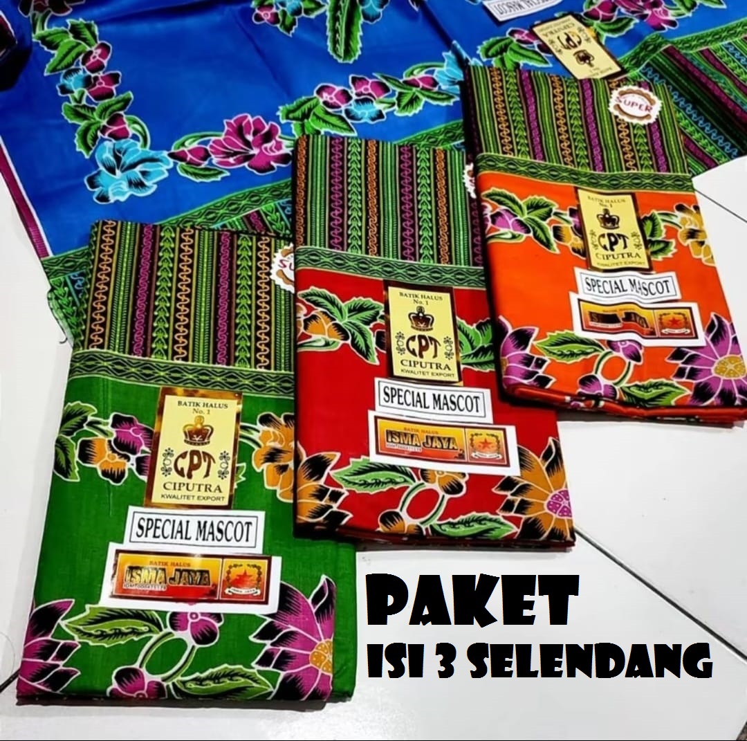 LEBIH MURAH PAKET 3 PCS KAIN GENDONGAN BAYI SAMPING JARIK BATIK TRADISIONAL KUALITAS PREMIUM