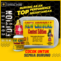 VITAMIN BURUNG NEW CRYSTAL CONTEST EDITION DOPING MURAI BATU LOMBA LOVEBIRD KENARI SOGON PLECI