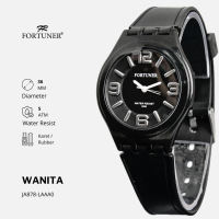 Fortuner Jam Tangan Analog Wanita Karet Original Tahan Air Aleezah