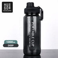 HUGO Botol Minum 1 Liter Botol Air Anak 1000 ml Botol Olahraga Kantor Sekolah Portable Serbaguna