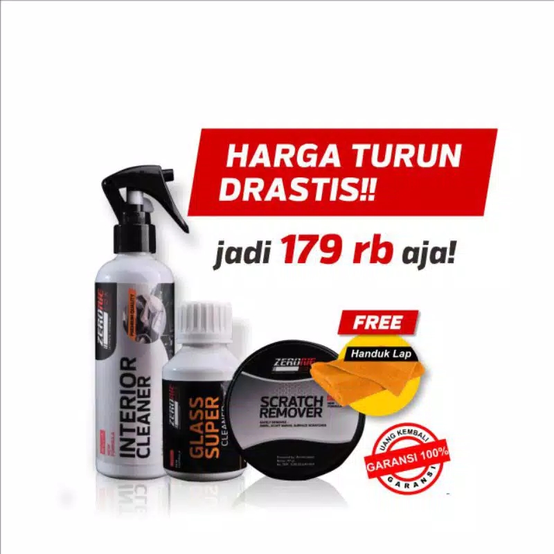 PAKET PEMBERSIH EXTERIOR DAN INTERIOR MOBIL PENGHILANG BARET GORESAN BODY CAT MOBIL PEMBERSIH JAMUR KACA PEMBERIH JOK MOBIL PEMBERSIH PLAFON MOBIL PENGHOLANG BARET MOBIL KOMPON MOBIL PEMBERSIH KERAK MESIN MOBIL OBAT JAMUR KACAINTERIOR CLEANER ZERONE JAPAN paket hemat : best of remover : pembersih jamur kaca / noda interior mobil / aspal tar : do : no.1