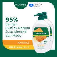 Palmolive Naturals Milk & Honey Shower Gel/Sabun Mandi Susu 1L x 2