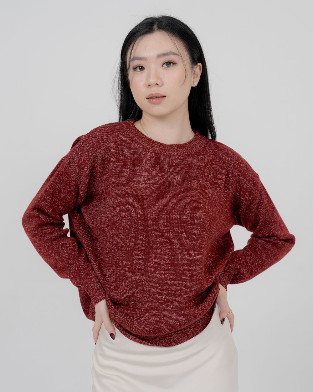 NIGOO Josie Sweater Oversize Knitwear Wanita