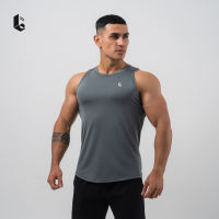 Lockerwear Singlet Sport Pria Tank Top Kaos Olahraga Gym Fitness Lari Jogging Running Quick Dry Fit
