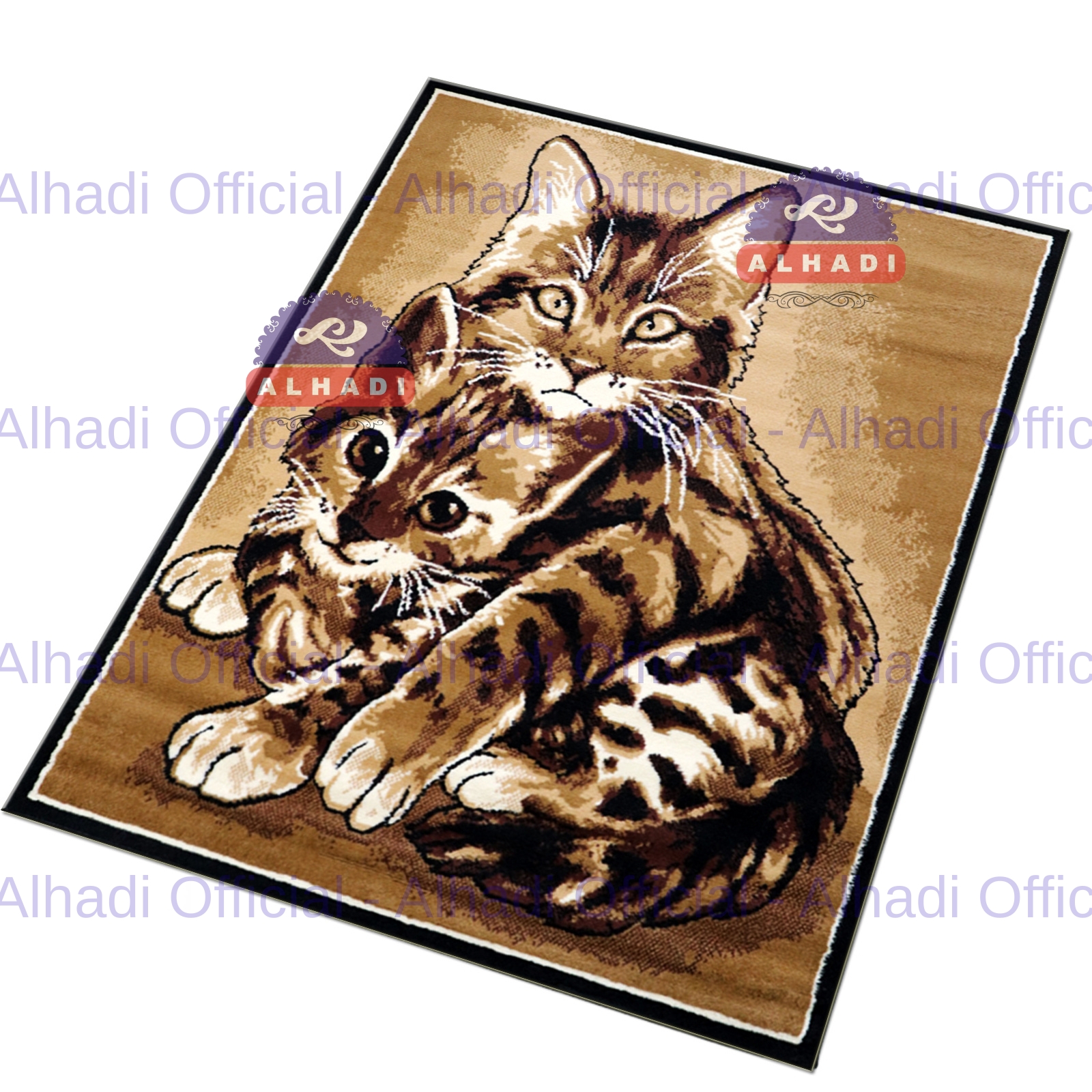 Alhadi Permadani 190 x 260 cm Tebal 8mm Karpet Lantai Afbel Abstrak Modern Klasik Bulu Padat ALBUM 1