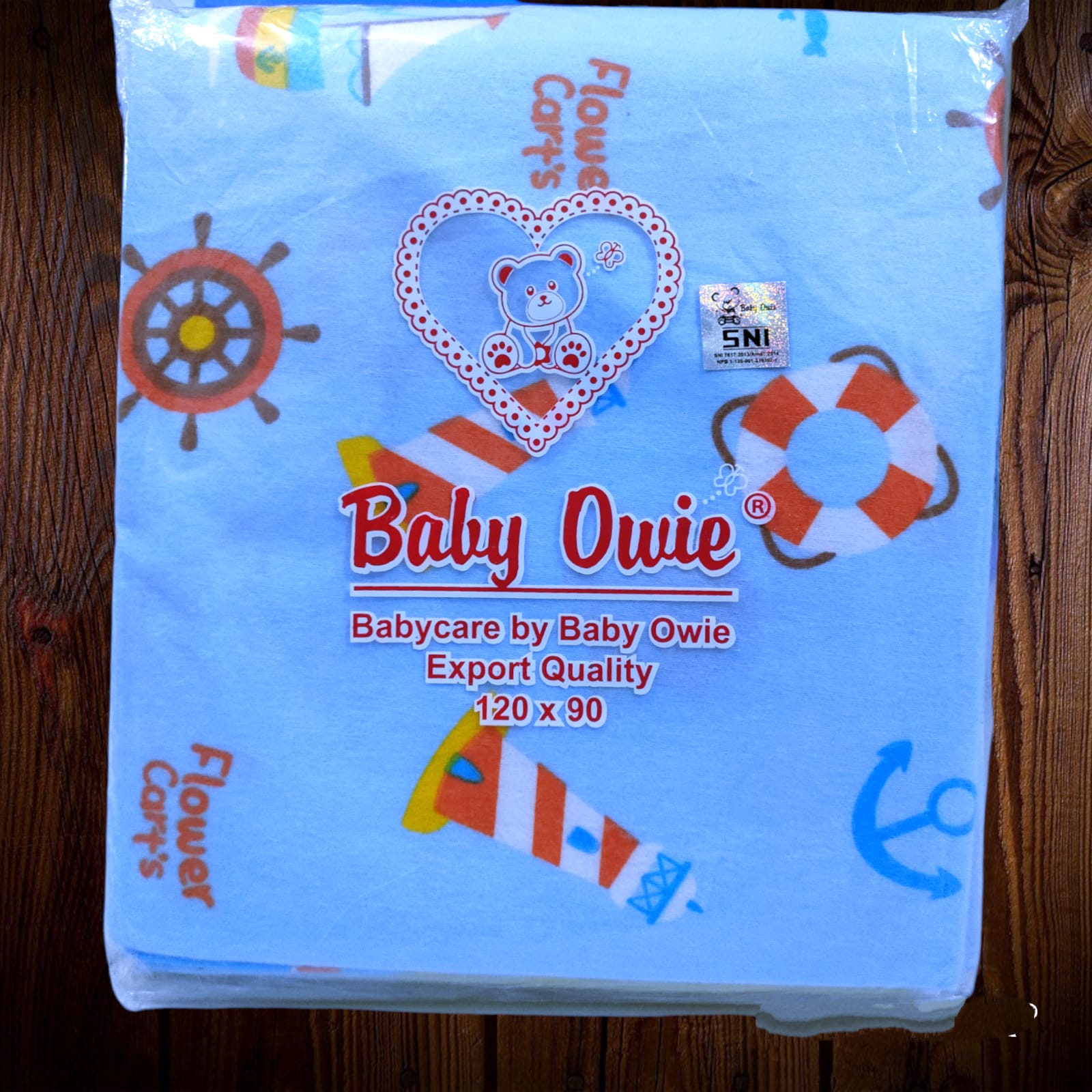 BEDONG BAYI NIA 6 PCS 110X90CM BEDONG BAYI FLANEL GULUNG ANIMAL