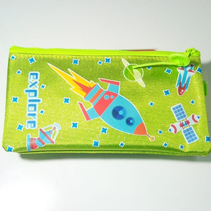 Tempat Pensil Kanvas / Canvas Pensil Case / Zipper Bag ZB-1826