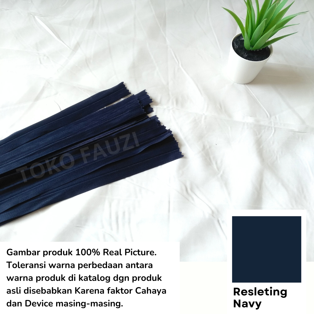 Resleting Jepang merk YKK 20 Inchi (50cm) Harga Satuan
