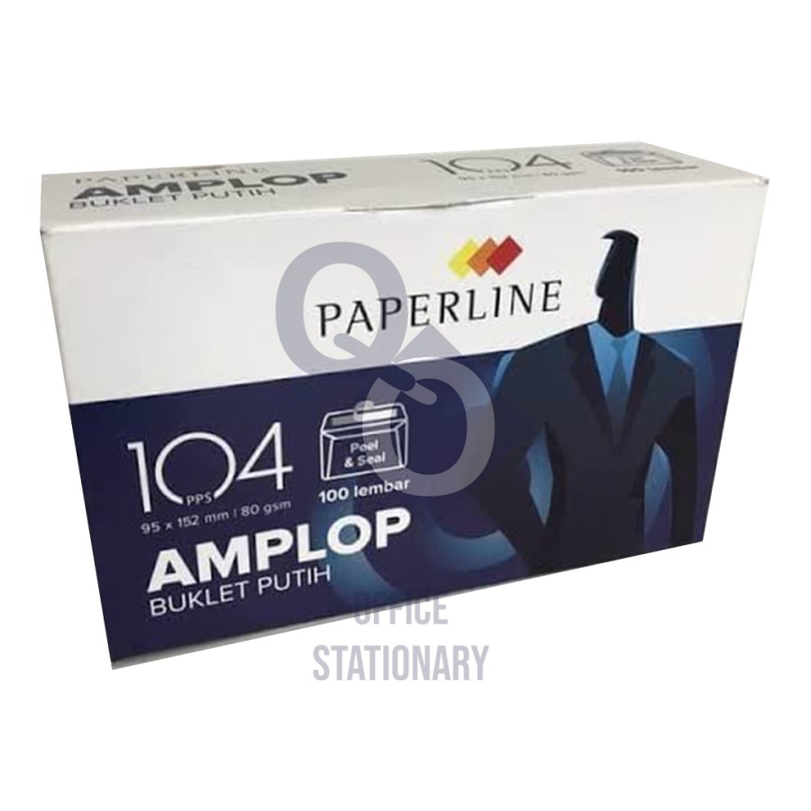 Amplop Putih Polos Paperline 104 Polos Plain