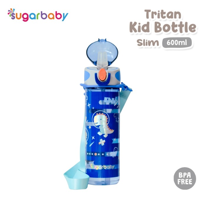 SugarBaby Tritan Kid Bottle Slim 600 ml Botol Minum Anak