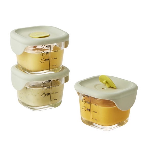LOCK N LOCK Baby Food Container - Wadah MPASI Bayi - Tutup Silicon Kotak