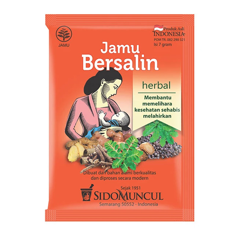 10 Pcs Jamu habis bersalin Serbuk Sidomuncul