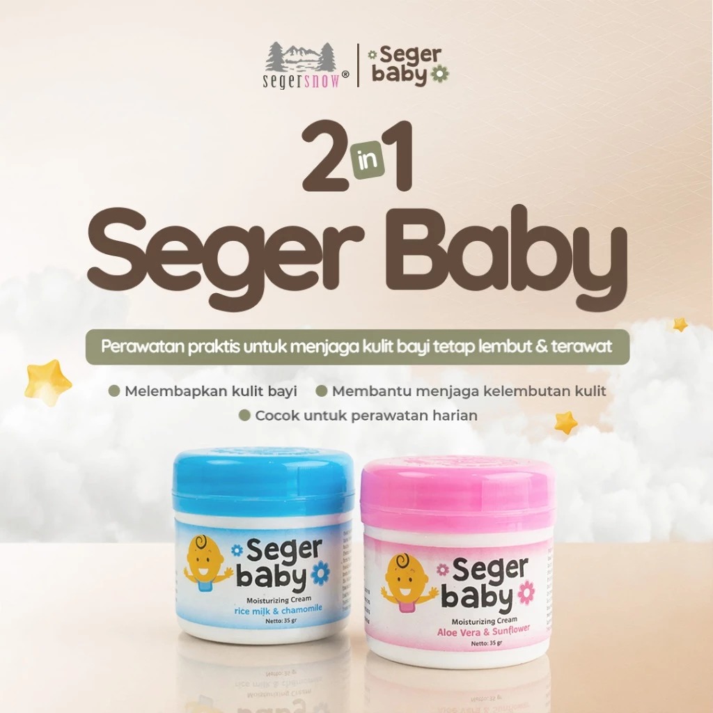 Seger Baby Moisturizing Cream All Varian 35gr Baby Lotion Krim Bayi Anti Nyamuk