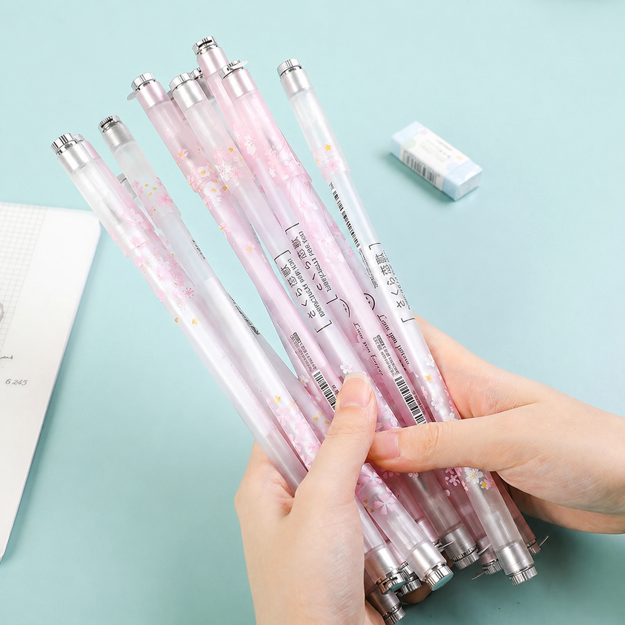 Bayar Di Tempat - Pulpen Putar Led Anti Stress / Pulpen Putar Mainan Anak / Pen Spinner Balance