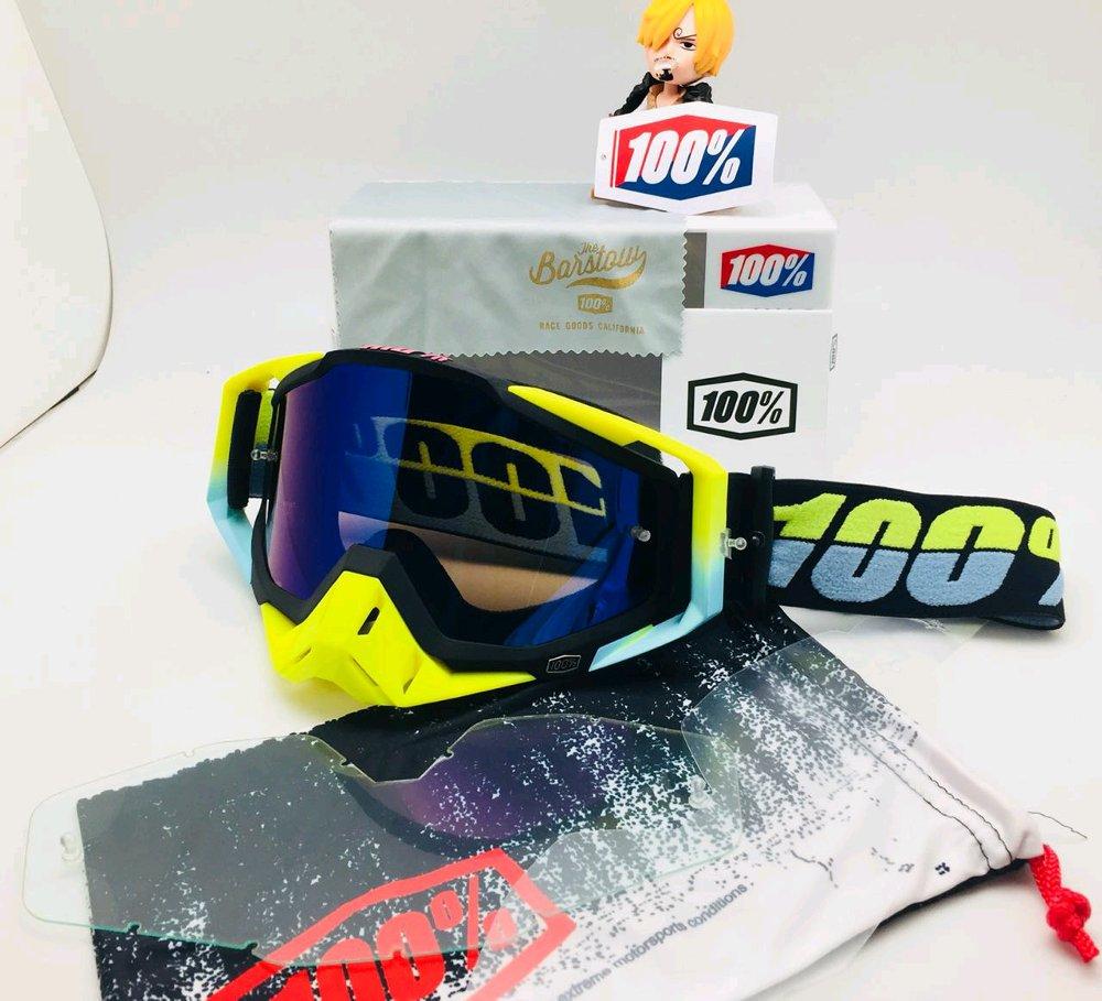 Kaca Mata Google Jpx White Rainbow Untuk Helm Cross Trail 