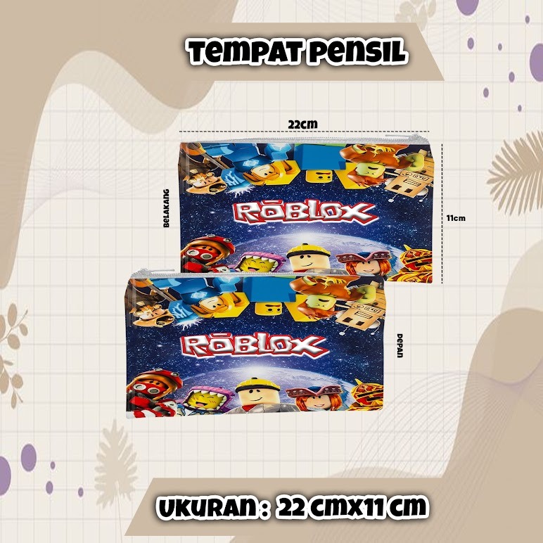 Pencil Case ROBLOX Tempat Pensil Kostak Kotak wadah Pouch
