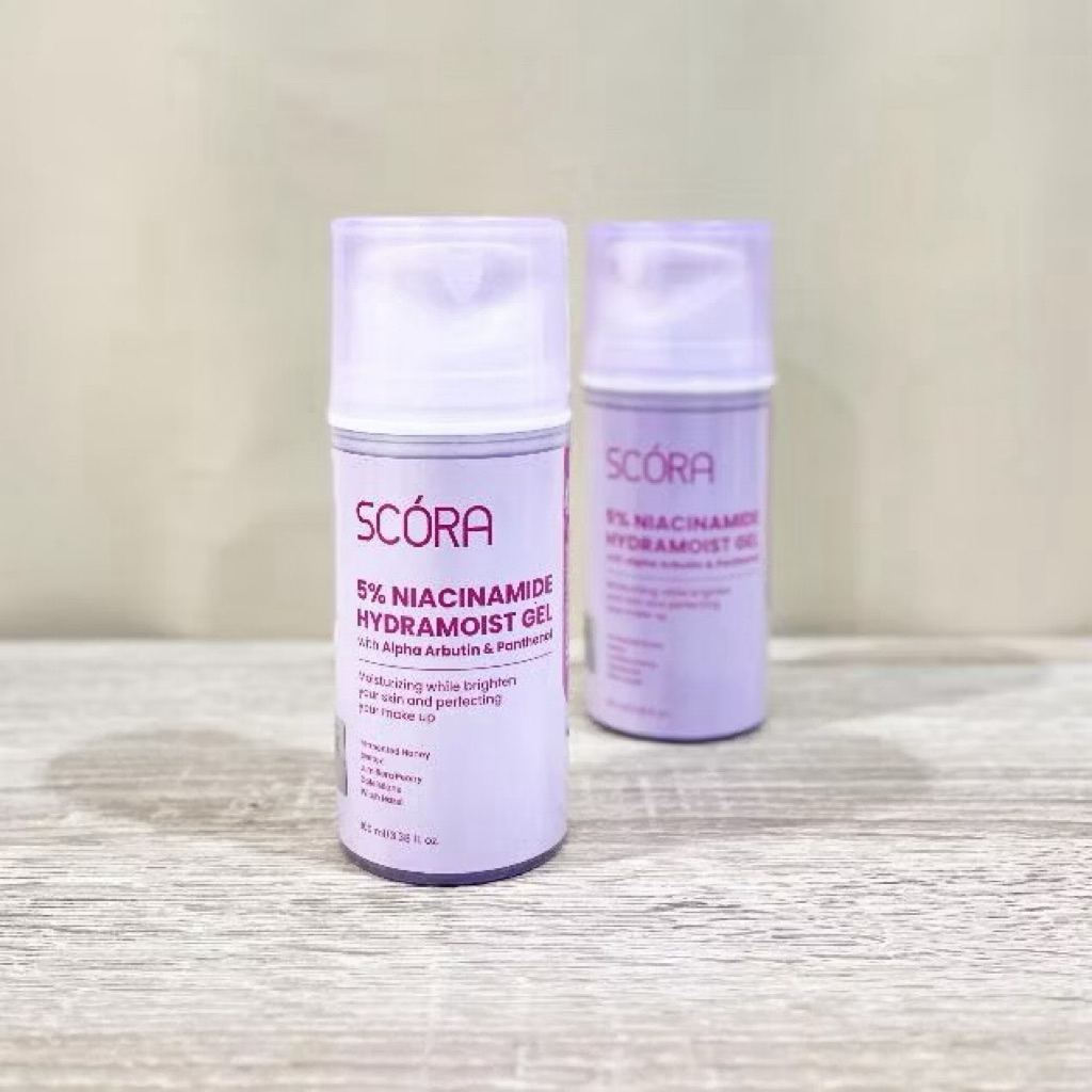 [BPOM] SCORA 5% Niacinamide Hydramoist Gel Cream Oil Free Moisturizer - 100ml or 40ml
