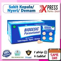 XPRESS ! Biogesic Tablet - Obat Penurun Panas biogesik Bio Gesic Gesik