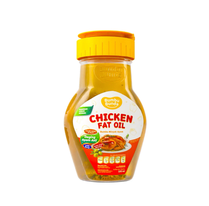Bumbu Bunda Fat Oil 100ml – Minyak MPASI Lemak Daging Asli Chicken/Beef/Salmon BB Booster No MSG