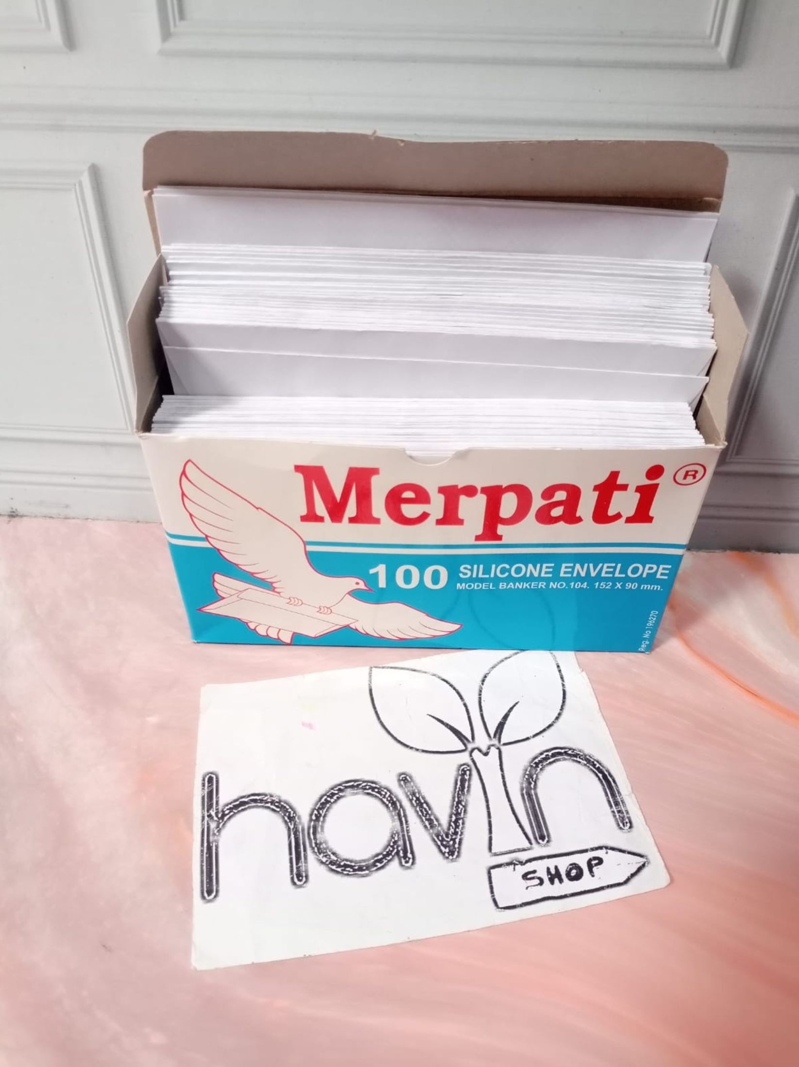 AMPLOP putih polos no.104