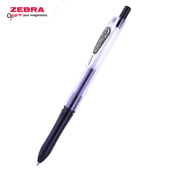 ZEBRA Kokoro Pulpen Gel 12 Warna Colorful 0.5mm Retractable Gel Pen Pigment Gel Ink