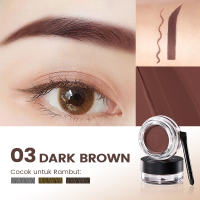 BPOM FOCALLURE Waterproof Eyebrow Cream 5 Colors + Free Brush