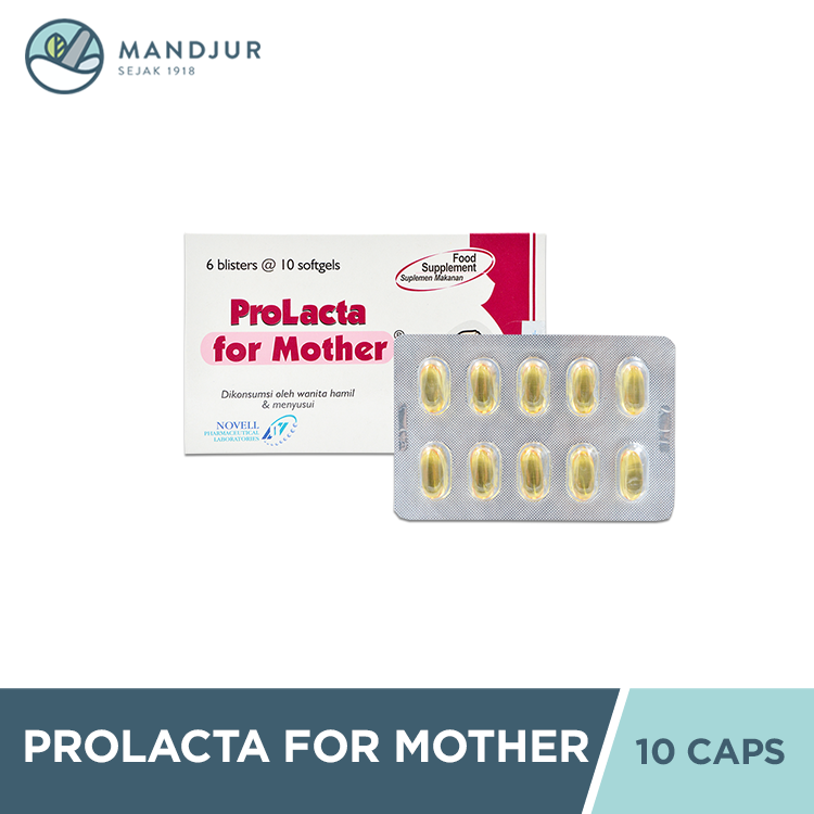 Prolacta for Mother 10 Kapsul - Suplemen Untuk Kesehatan Ibu Hamil