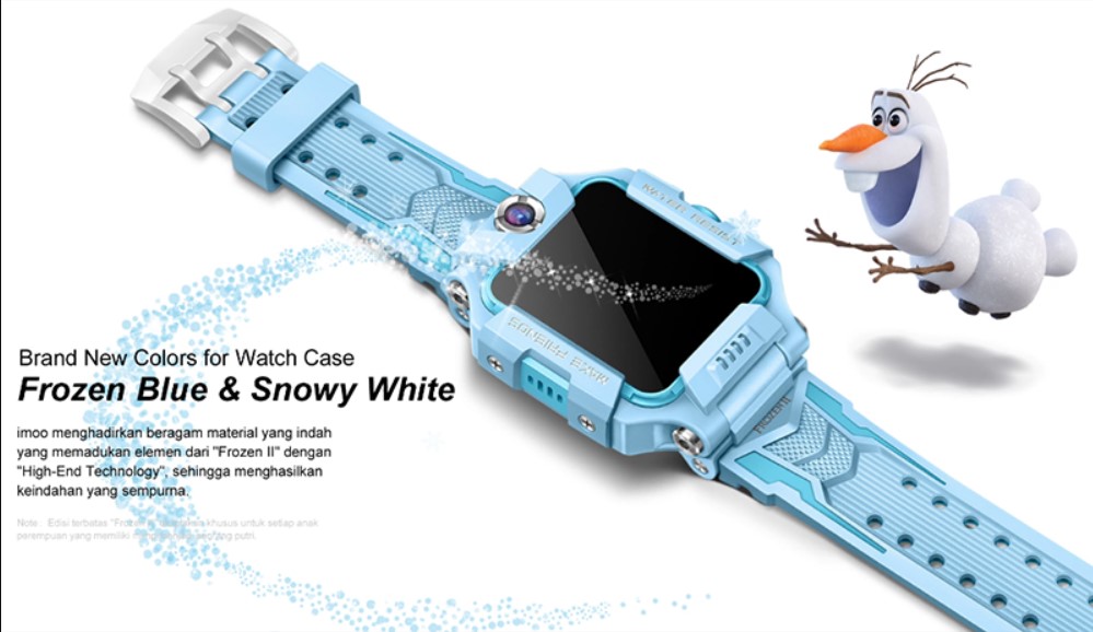 Best Seller BISA COD SALE MURAH!!! Smartwatch Z6 IMOO FROZEN Dual Camera Flip LIMITED EDITION