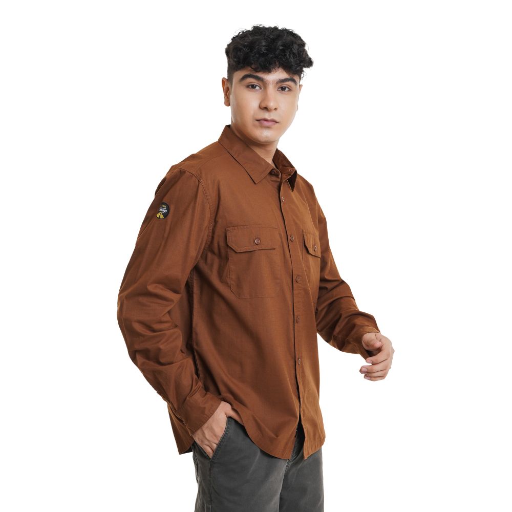 910008747 MADISON LS SHIRT - BRW
