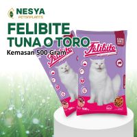 Felibite 500gram Makanan Kucing Kering Dry Food Freshpack Bentuk Donut / Ikan Kemasan Asli Pabrik
