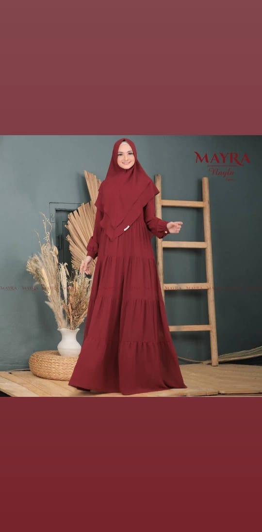Baju Muslim Modern Gamis ZAHRA SYAR'I REFFI Ceruty Puring Terusan Wanita Lengan Panjang Best Seller Stelan Syar’i Dress Pesta Gamis Muslimah Terbaru Pakaian Syari Casual Paling Laris 2019